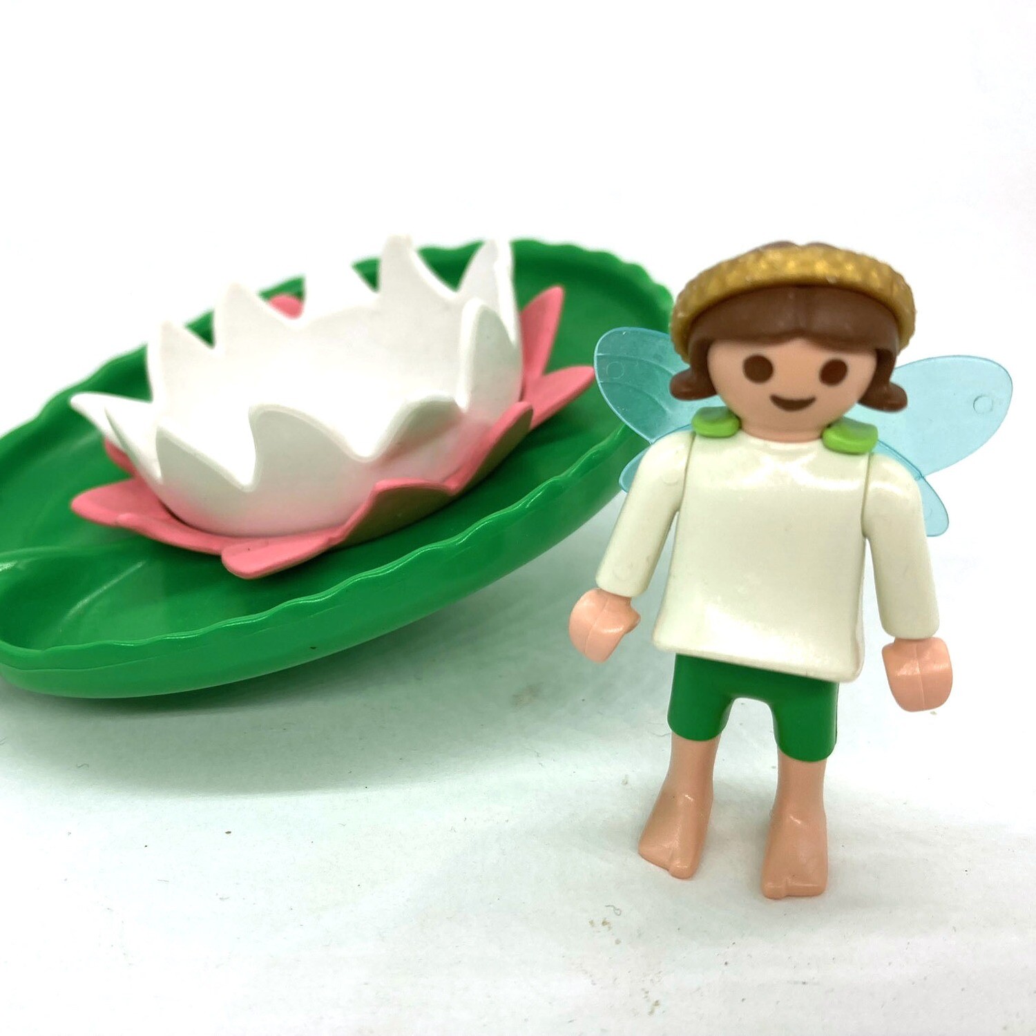 playmobil fée enfant et fleur