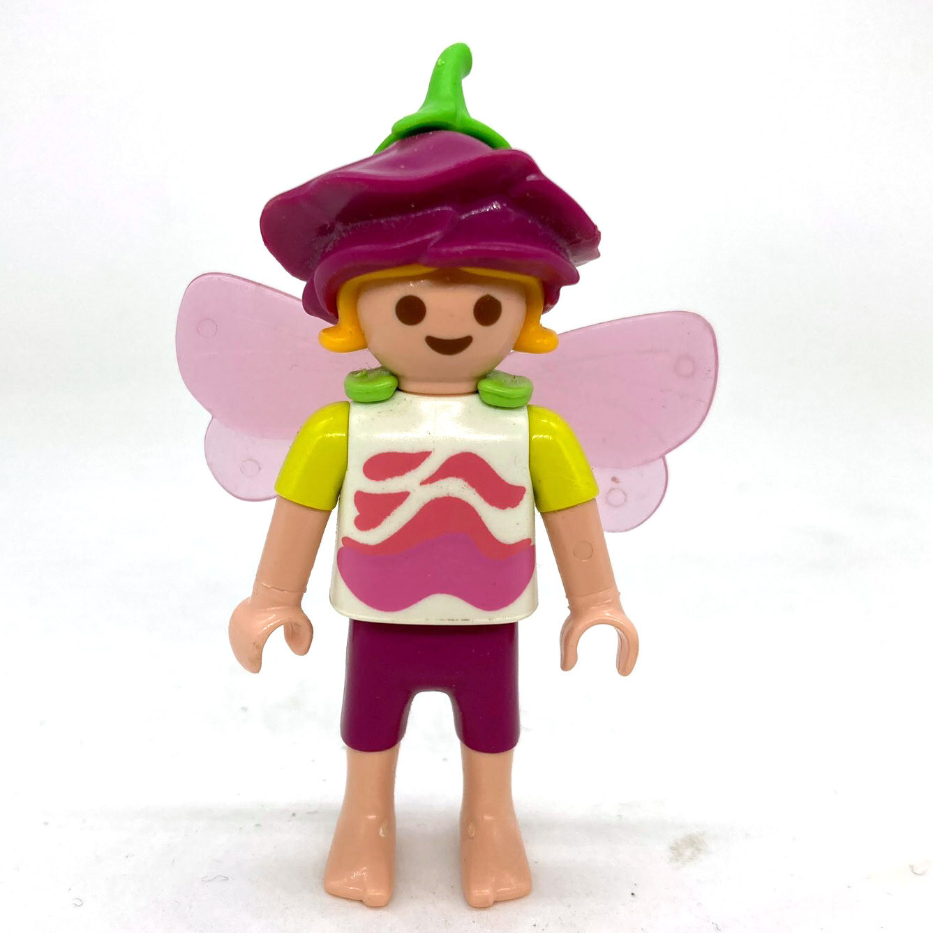 playmobil fée enfant chapeau rose