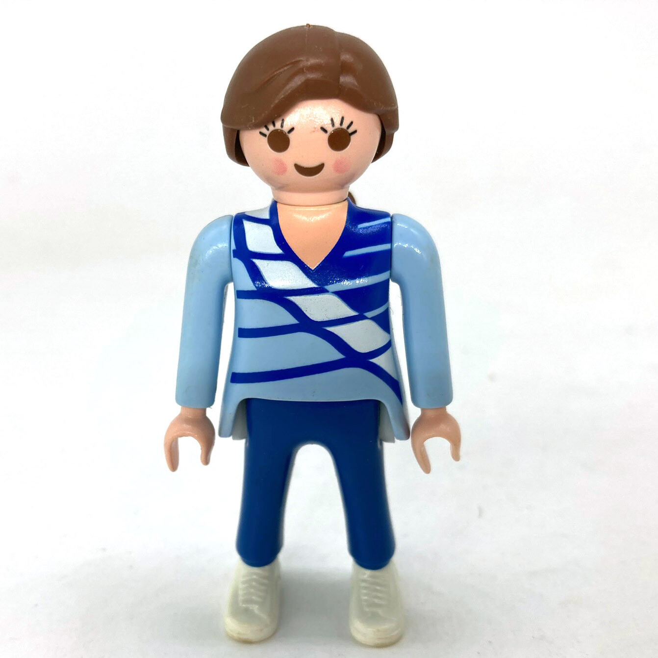 playmobil femme bleu