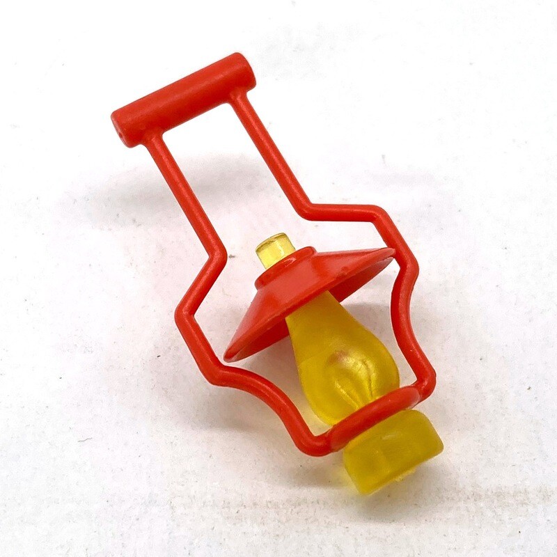Playmobil lampe à pétrole rouge