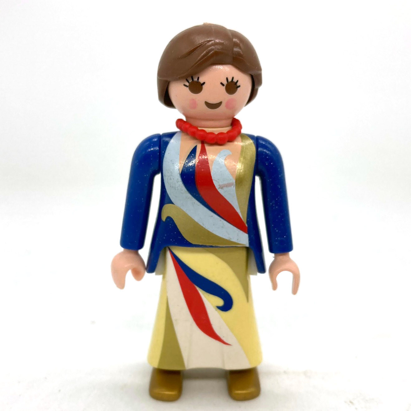 playmobil femme robe multicolor