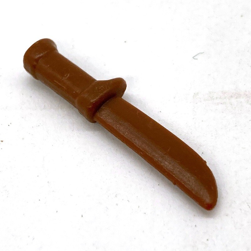 playmobil couteau marron