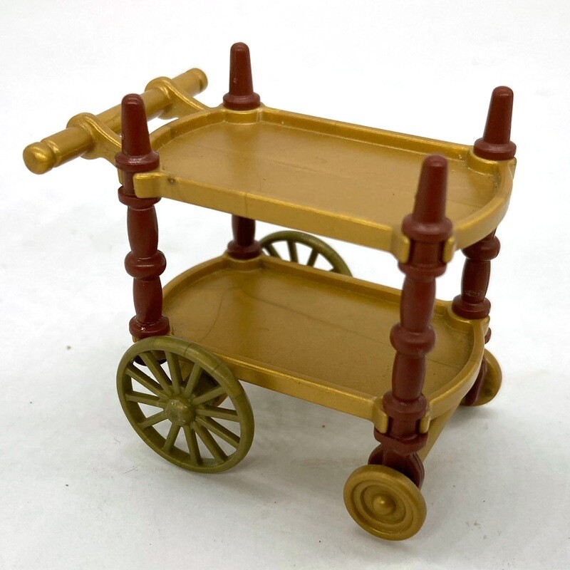 playmobil chariot service doré