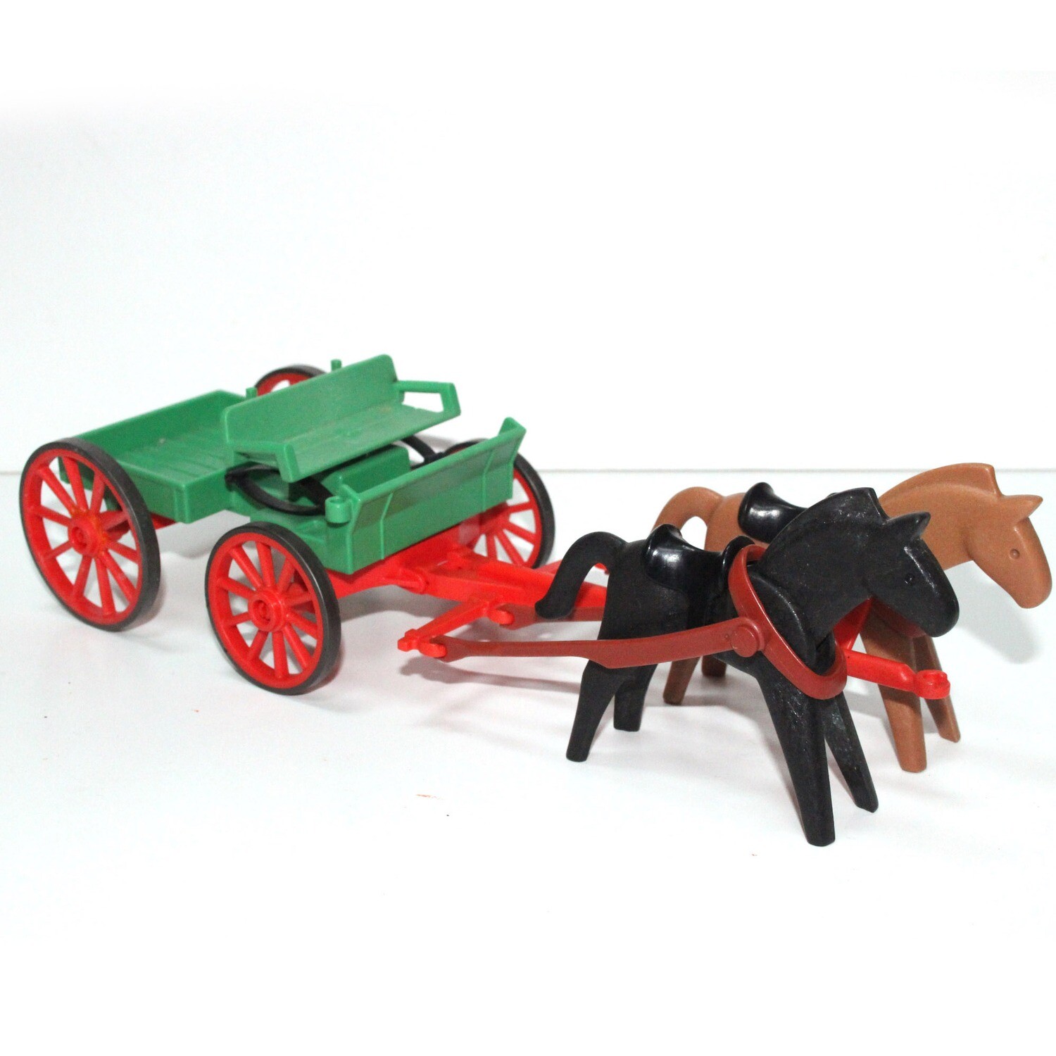 playmobil carriole vert