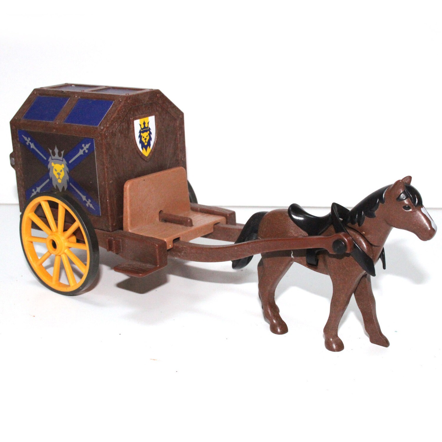 playmobil charrette moyen age