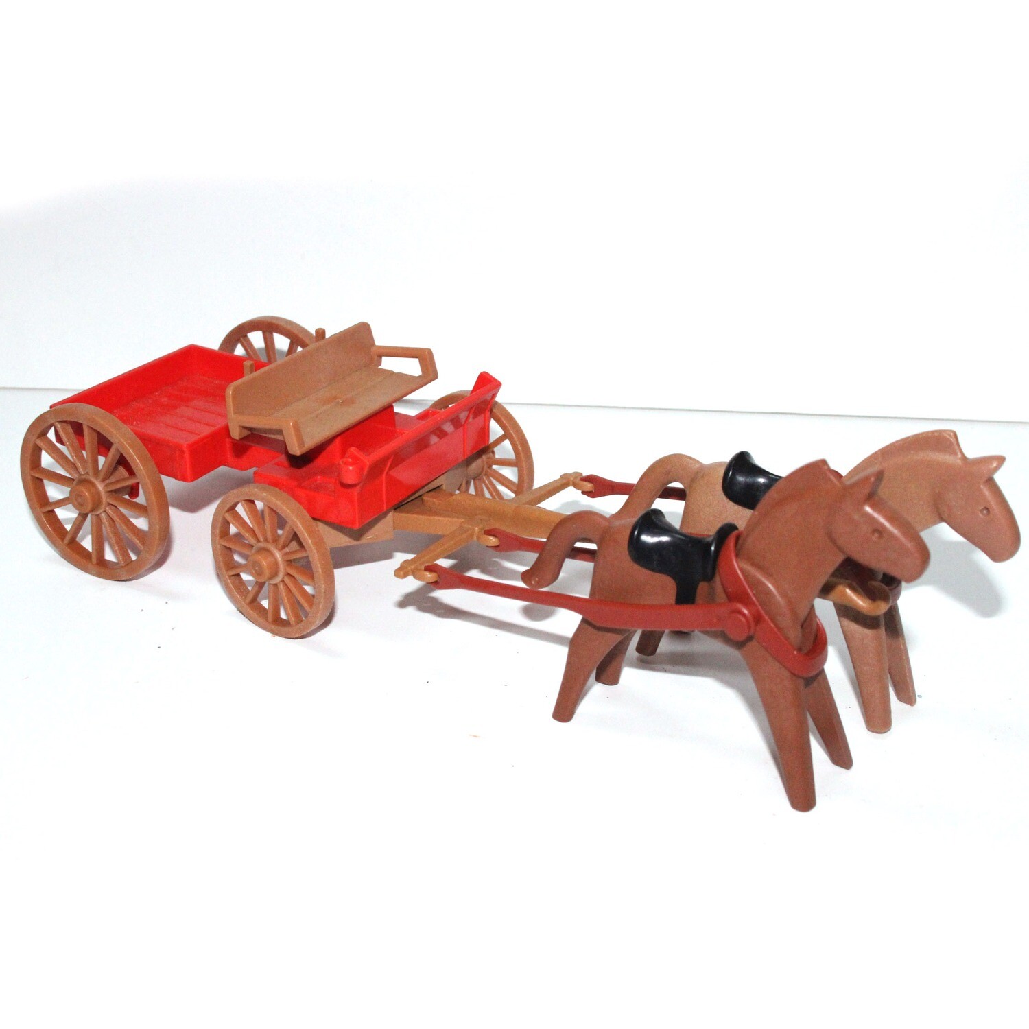 playmobil carriole rouge