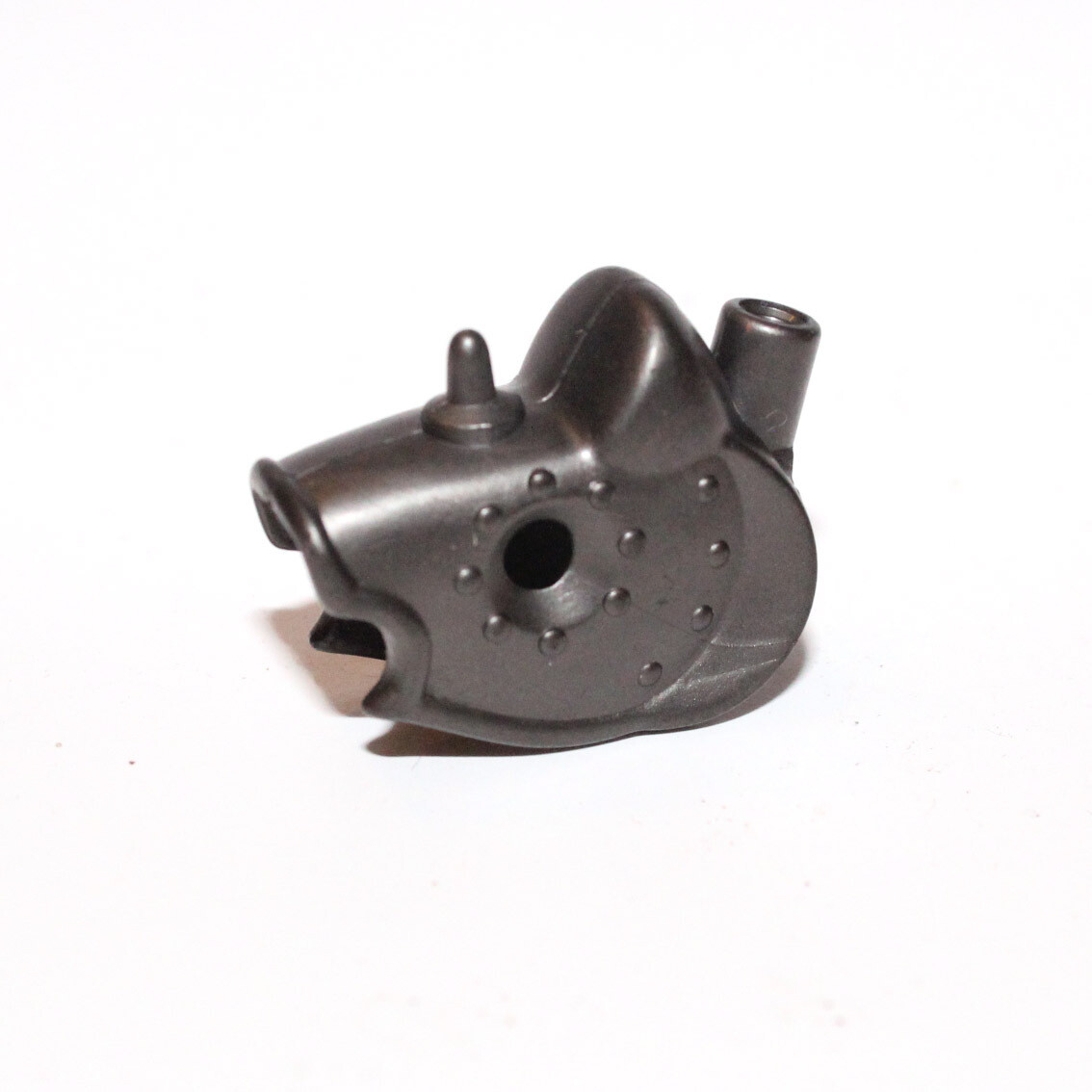 playmobil armure tête cheval gris