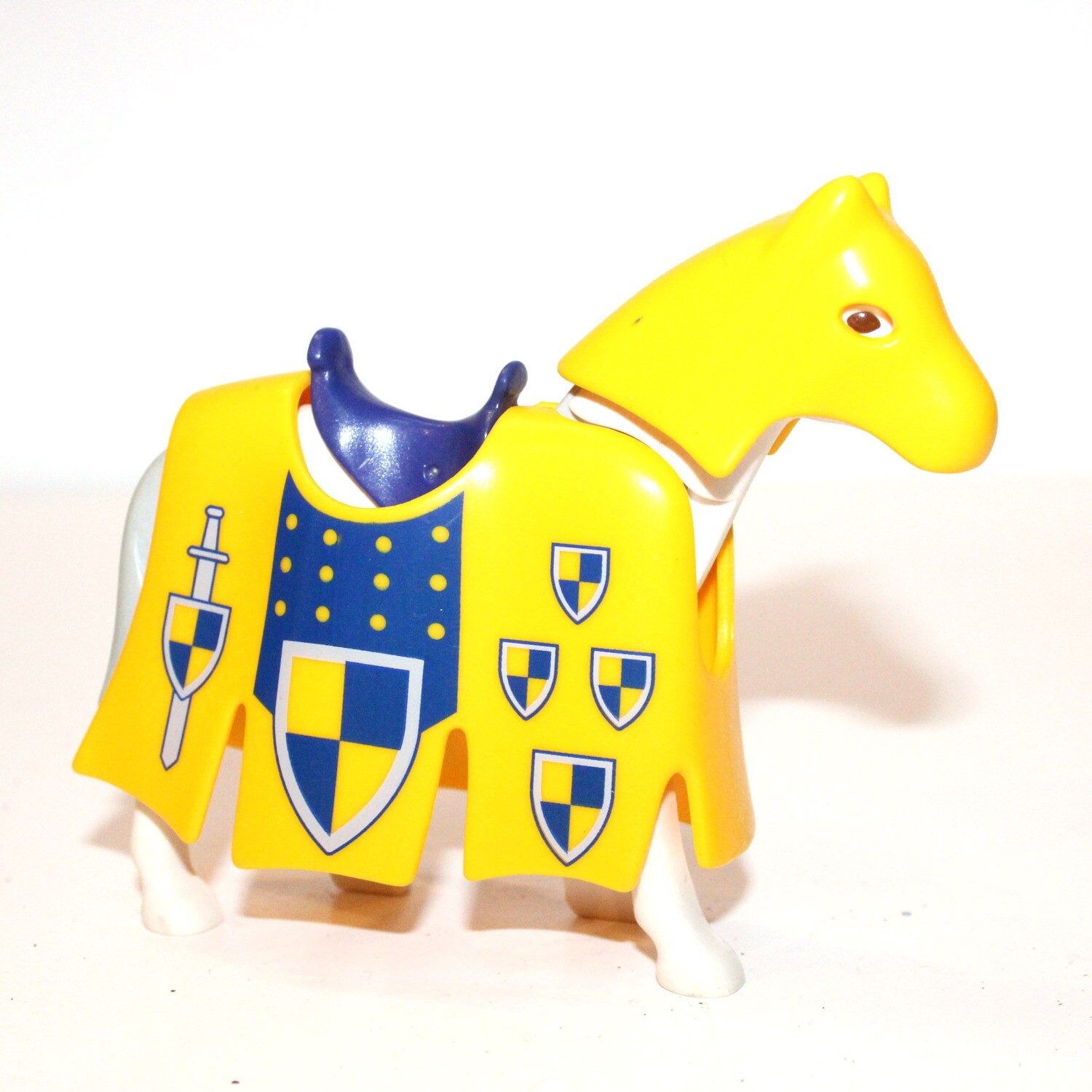 playmobil cheval apparat jaune bleu