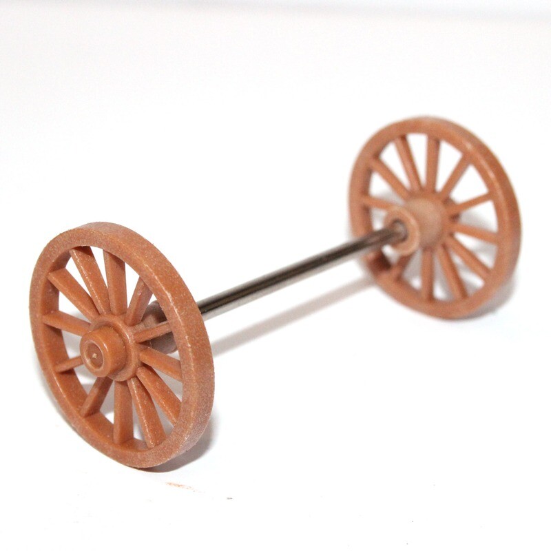 playmobil petite roues marron