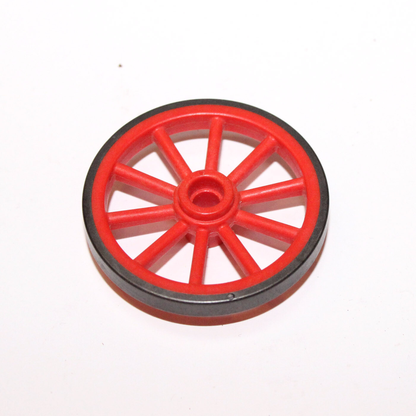 playmobil roue charriot  rouge petit