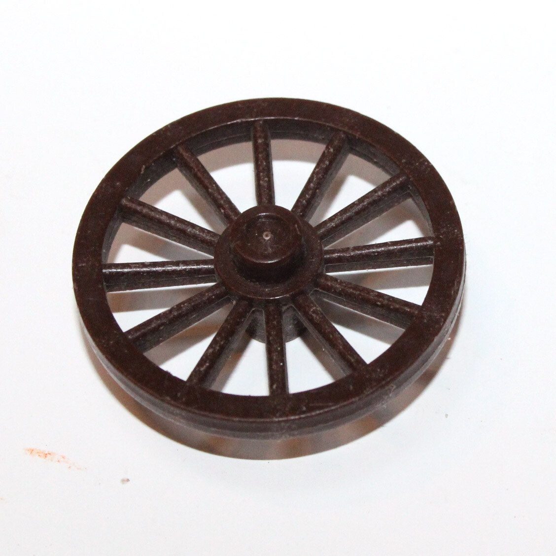 playmobil roue charriot  marron foncé