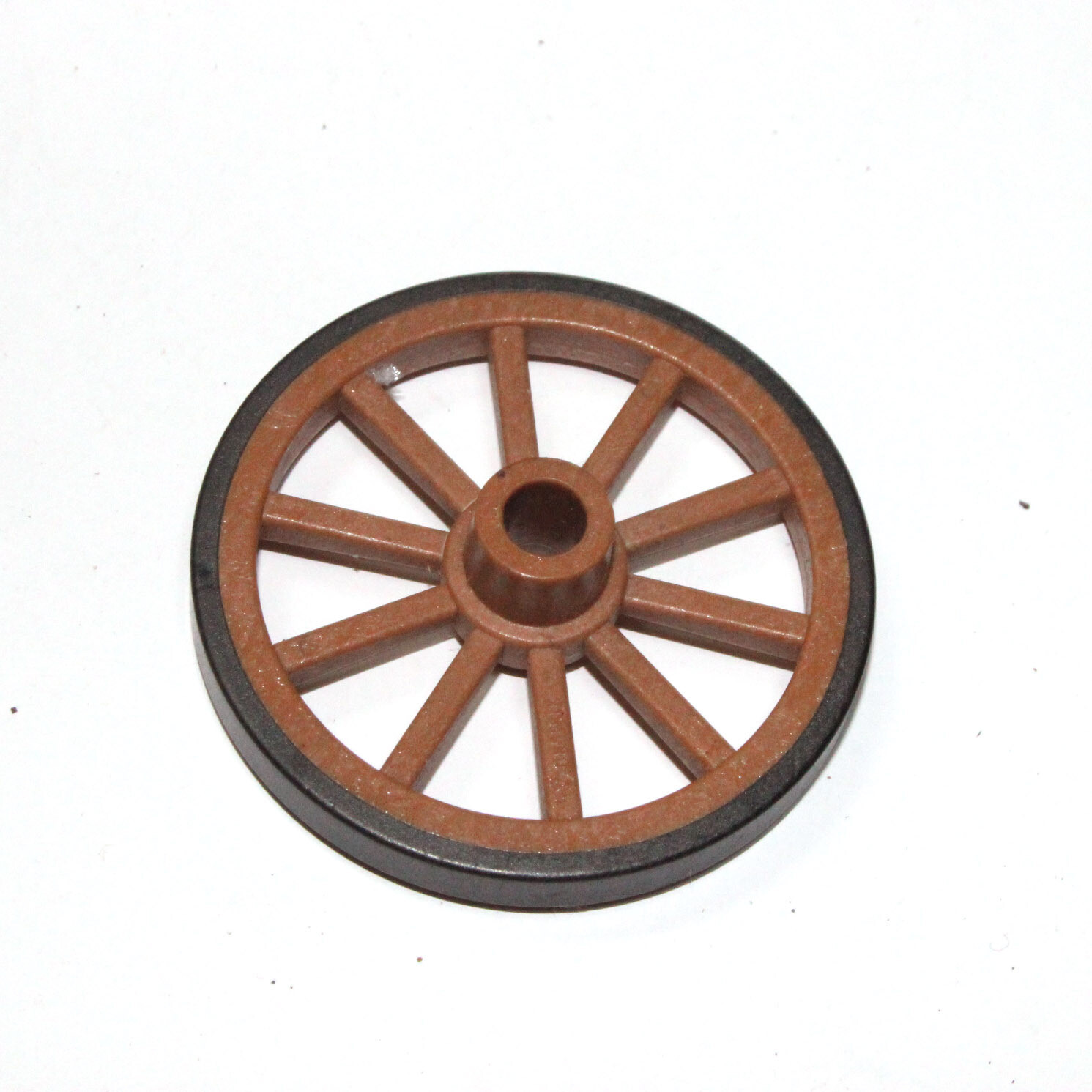 playmobil roue charriot  marron petit