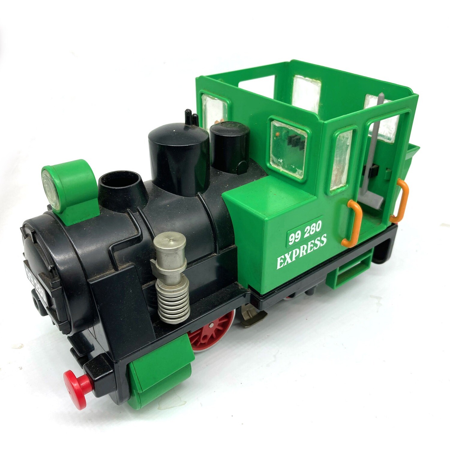 playmobil locomotive vert
