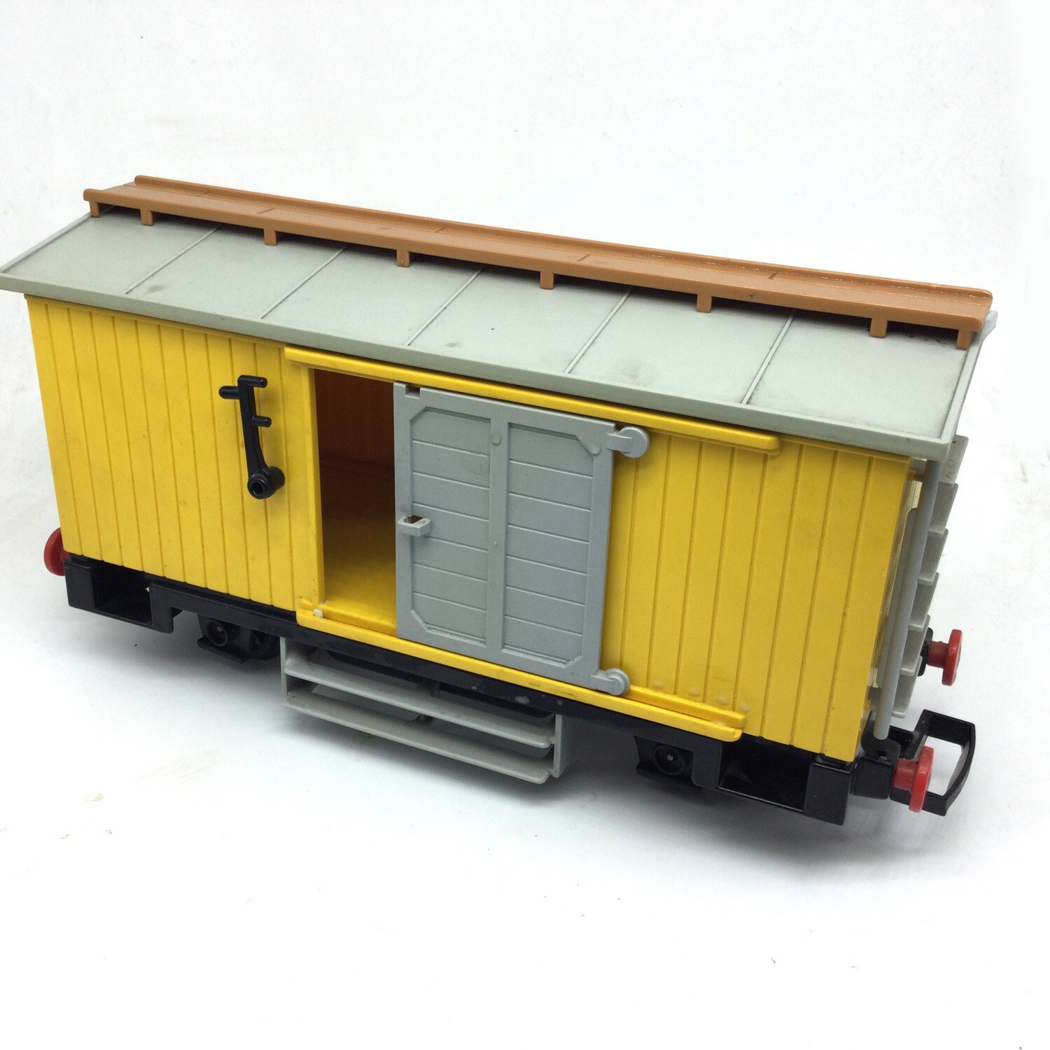 playmobil wagon transport jaune