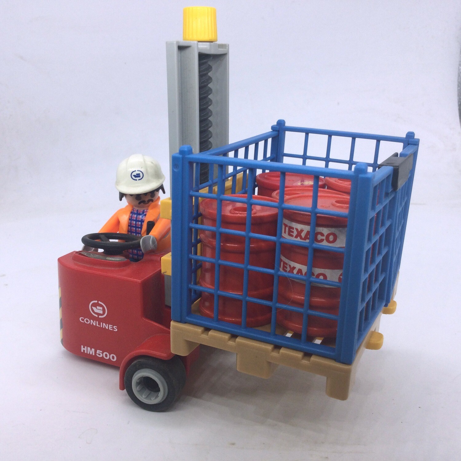 playmobil transpalette rouge