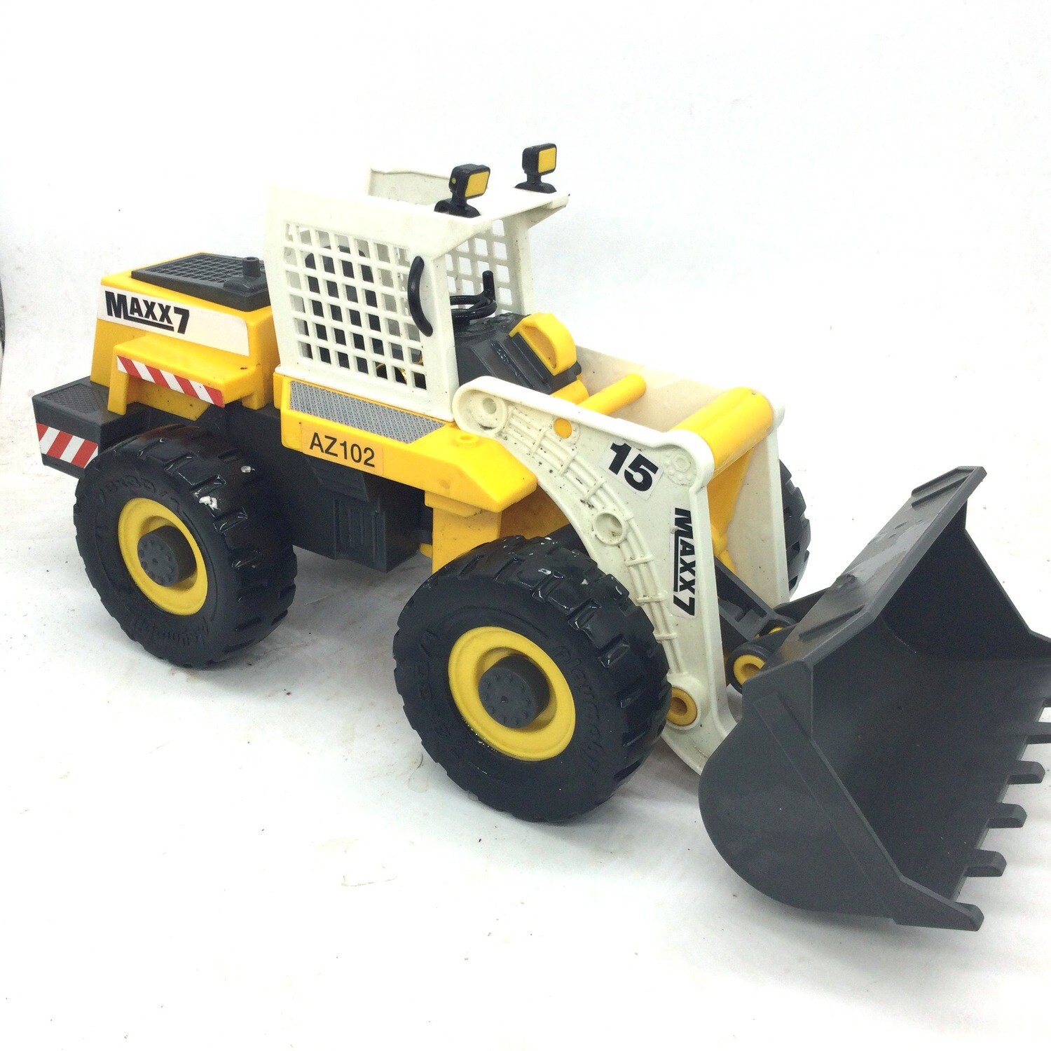 playmobil tractopelle jaune blanc