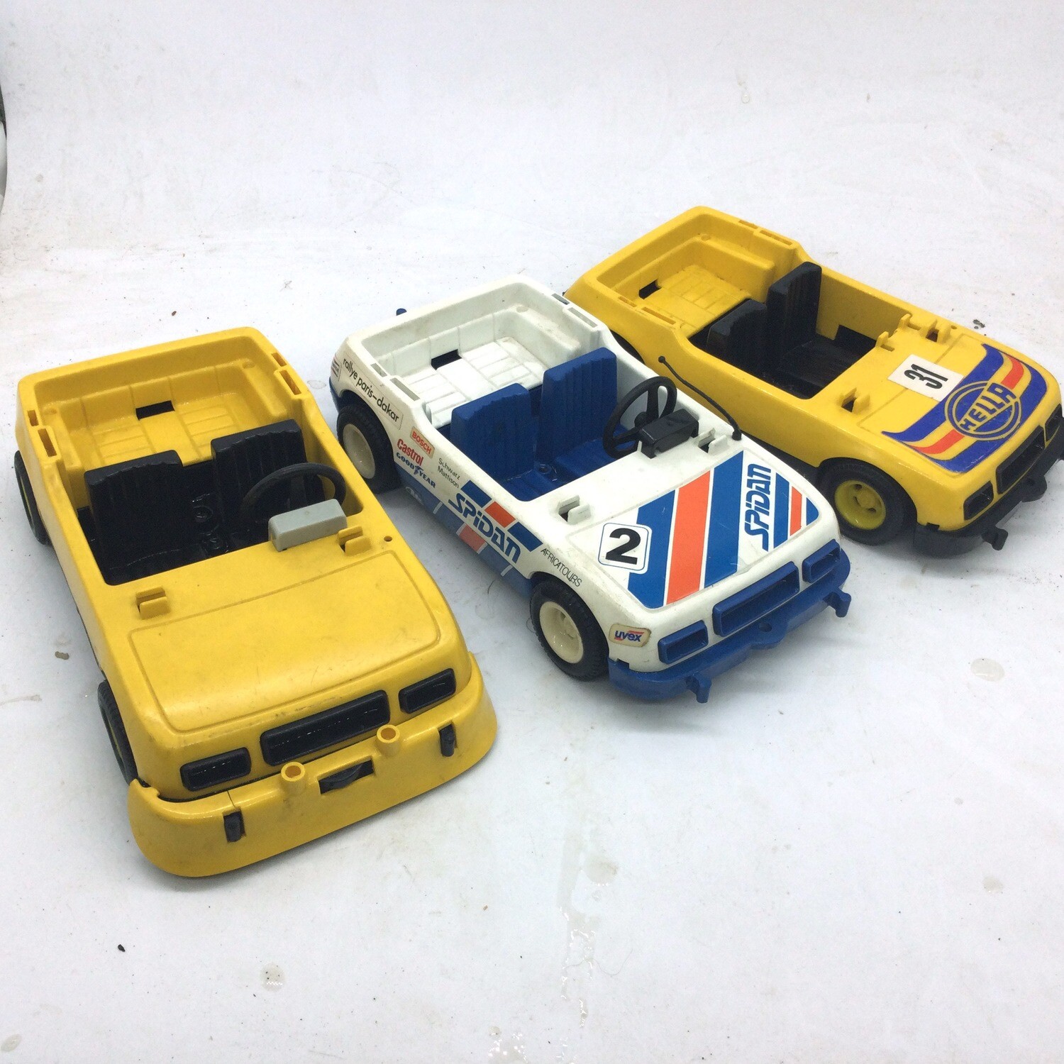 playmobil lot 3 voitures de course vintage a compléter