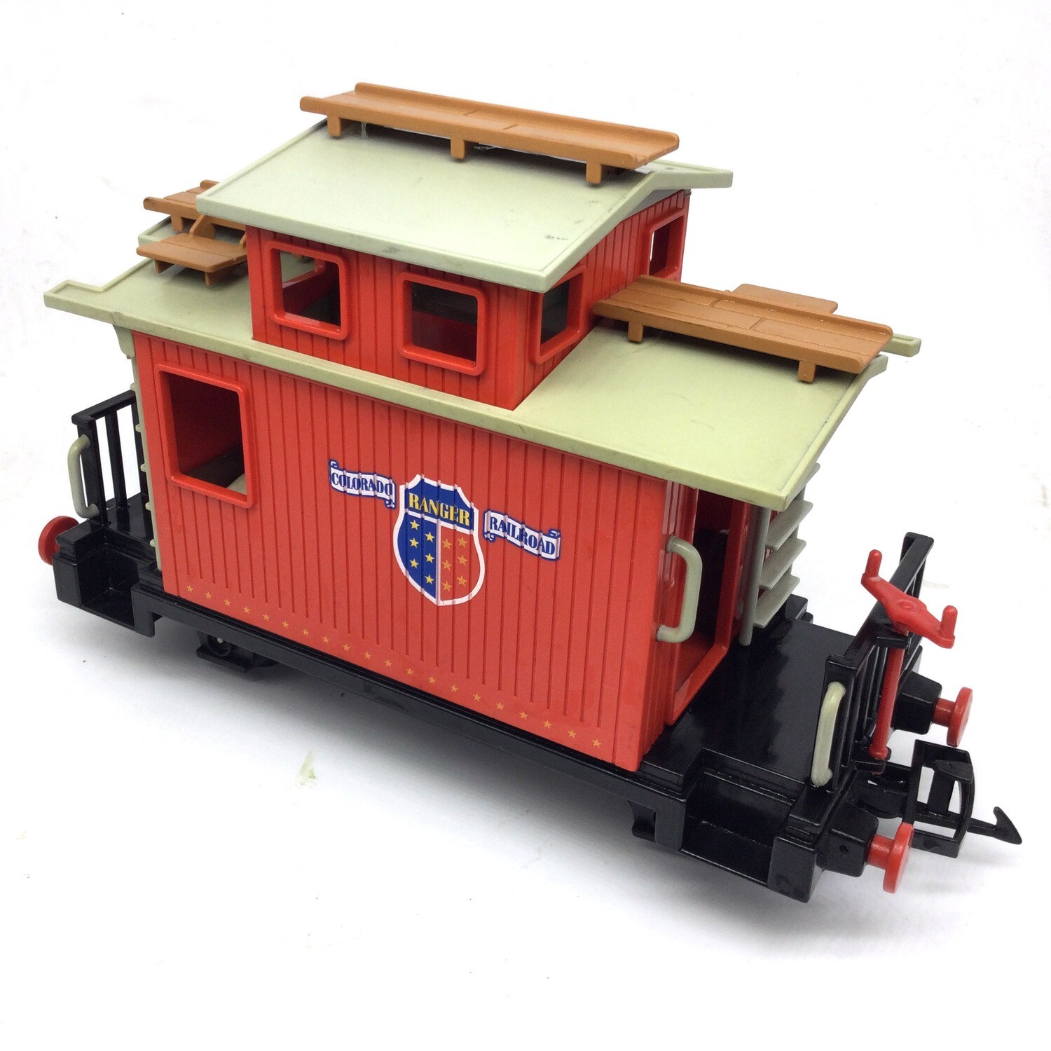 playmobil wagon toit surélevé orange