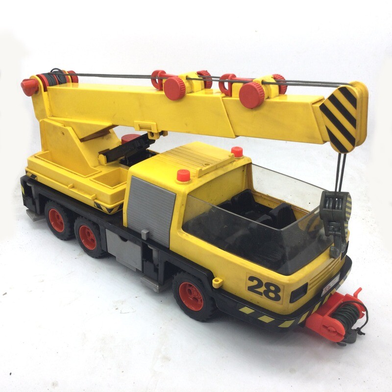 playmobil camion grue jaune