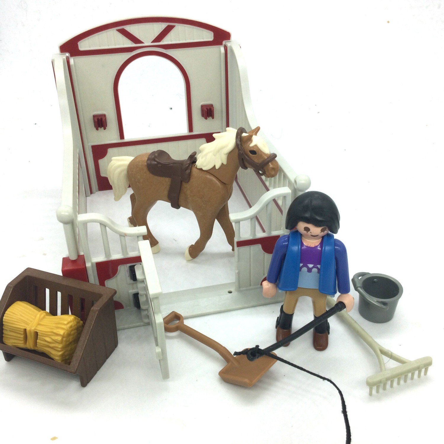playmobil set box equitation