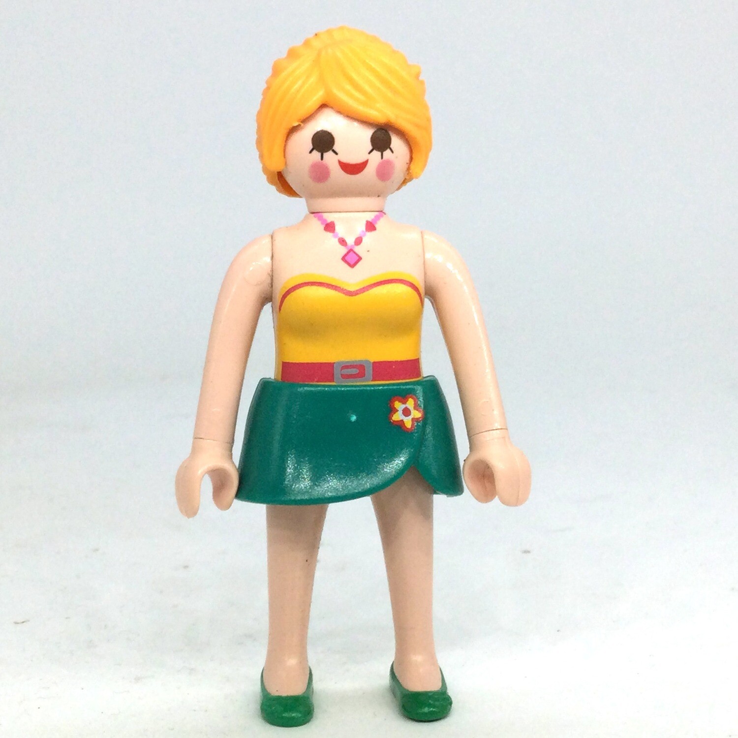 playmobil femme jupe vert