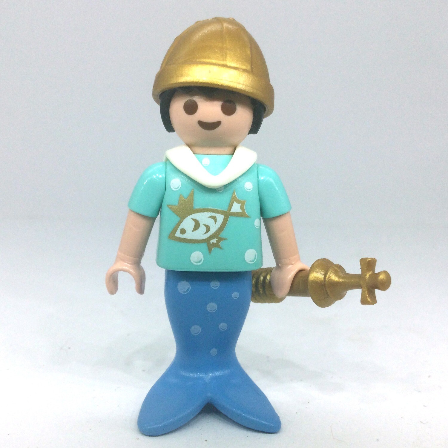 playmobil enfant sirène bleu