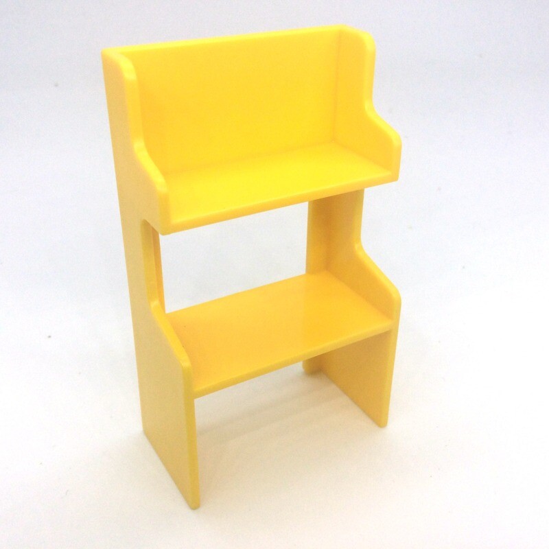 playmobil étagère jaune