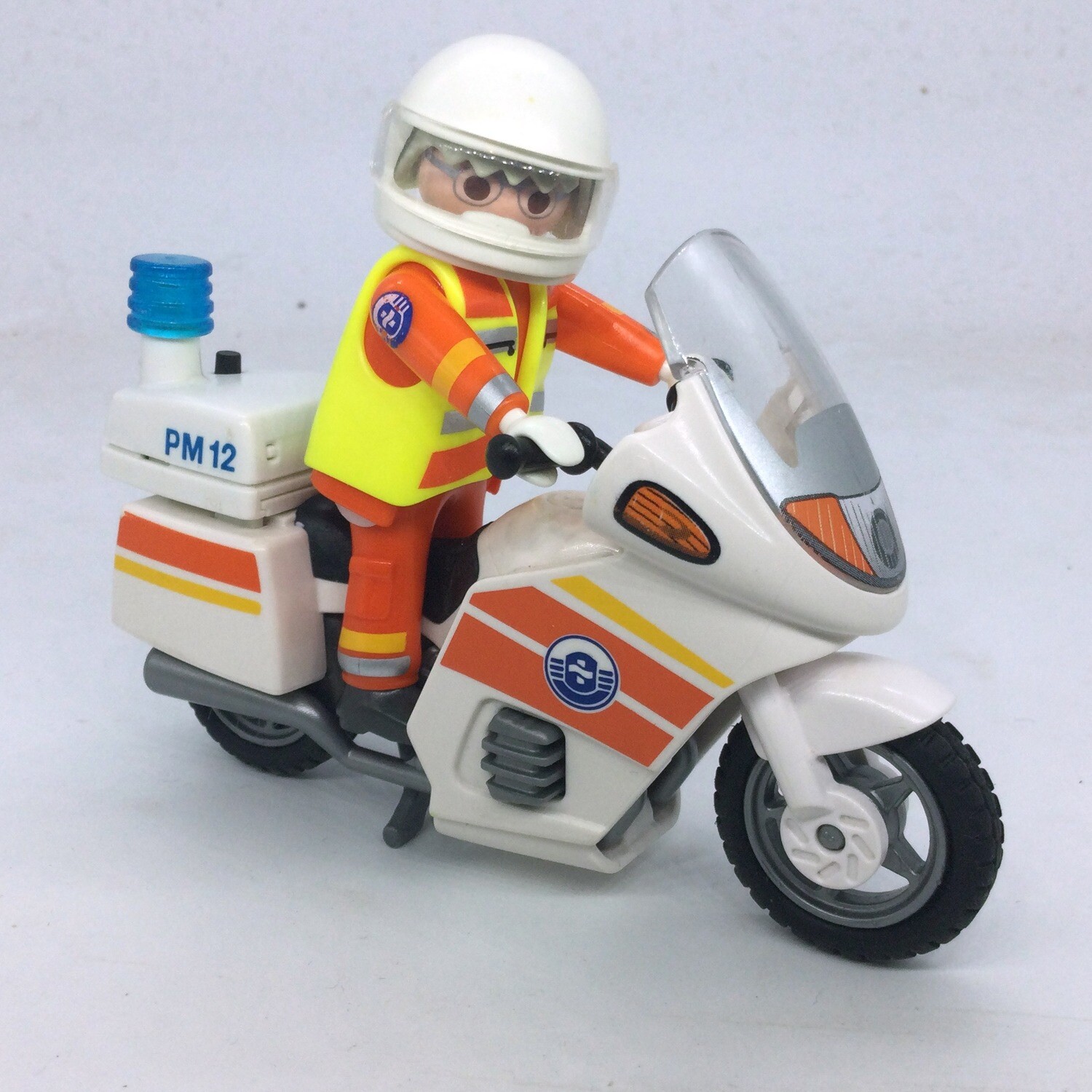 Playmobil motard secouriste docteur
