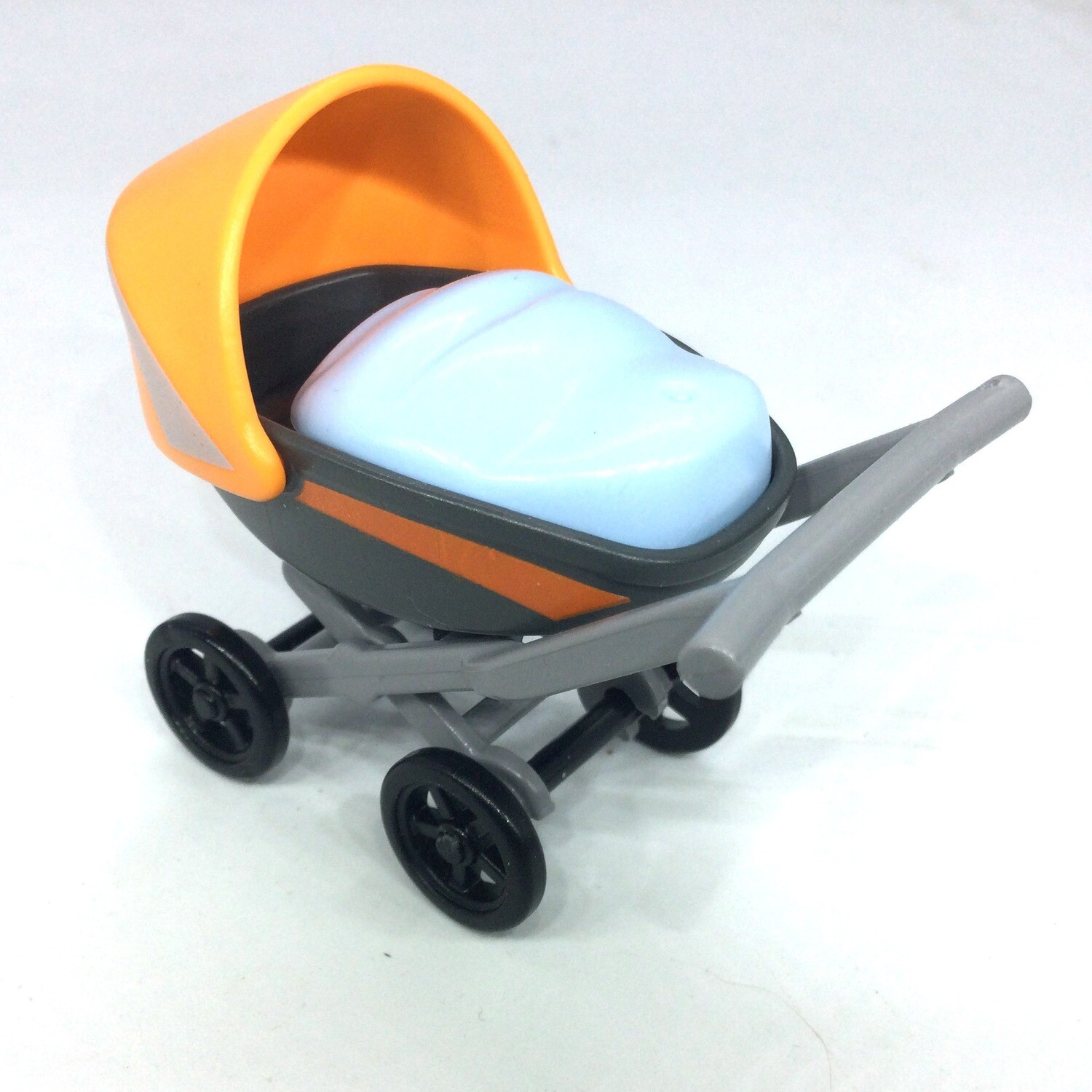 Playmobil poussette orange