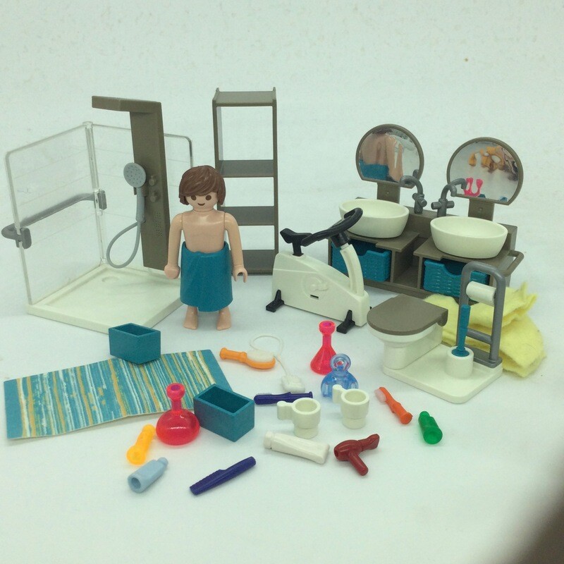 playmobil salle de bain