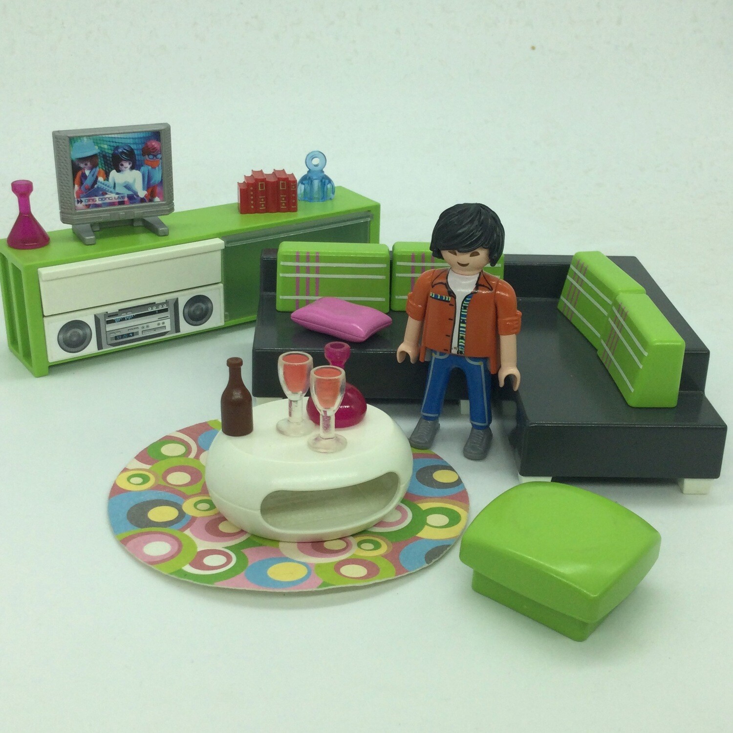 playmobil salon télévision