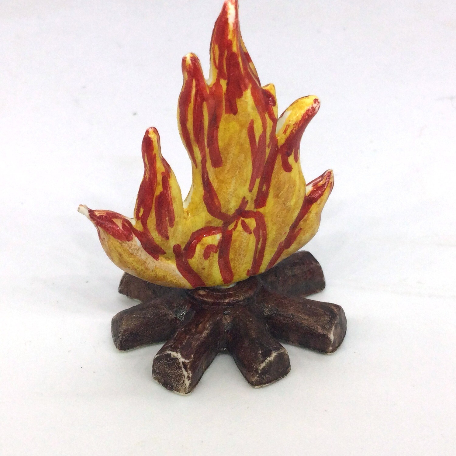 playmobil feu de camp color vintage