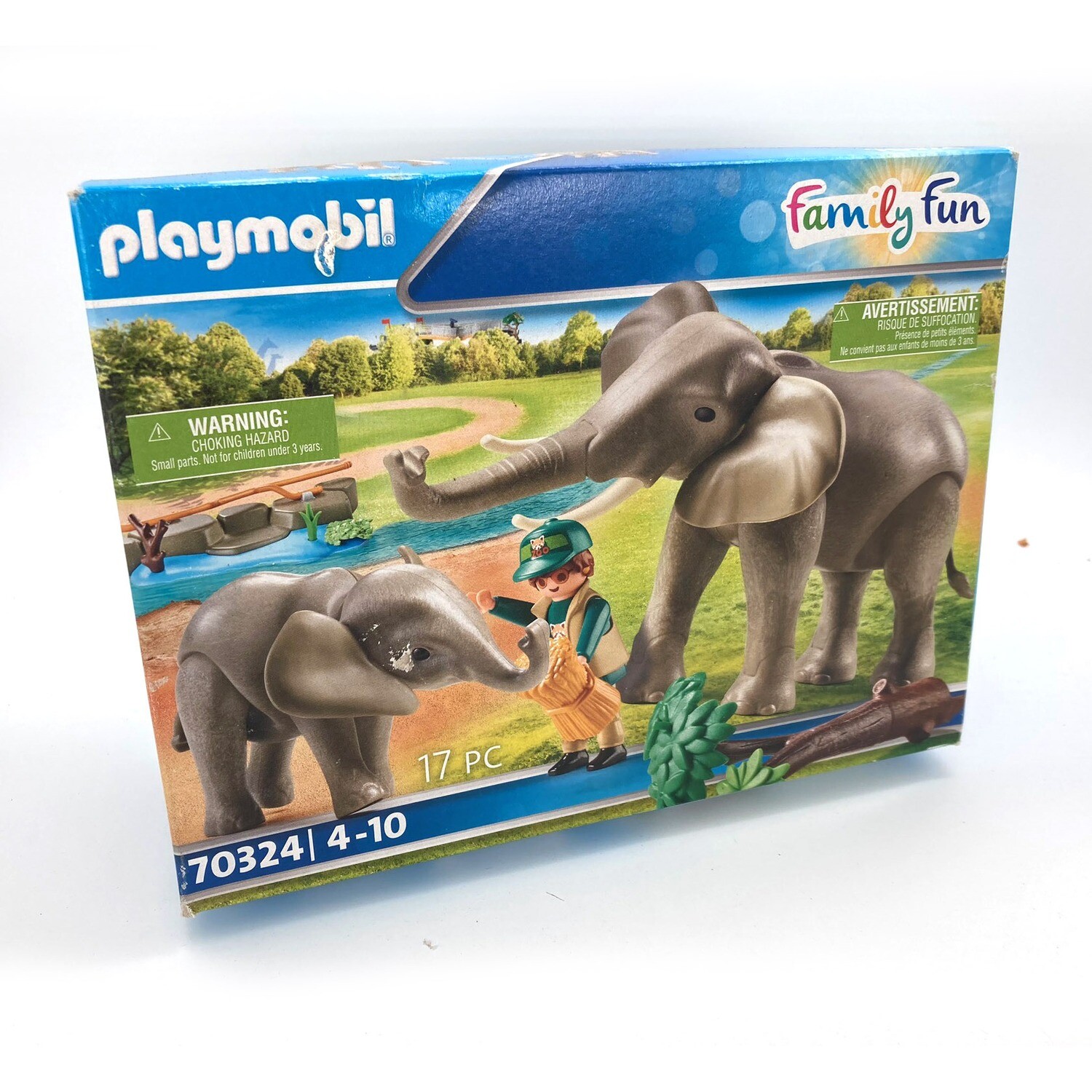 playmobil 70324 éléphants zoo