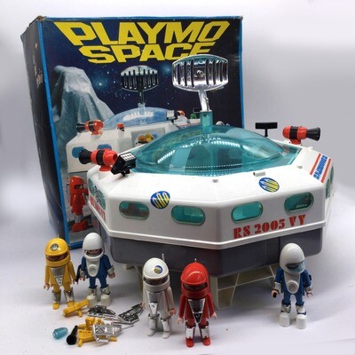 Playmobil Vintage Espace - Base Spatiale Playmospace Set 3536 (1980) - Occasion - Bon état