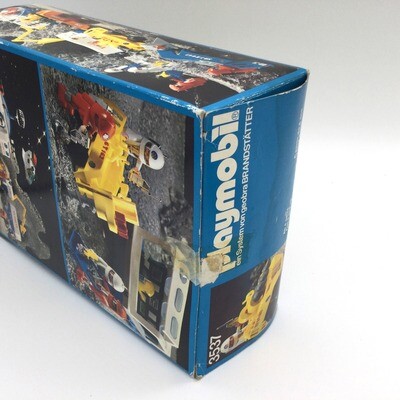 Playmobil Espace Playmospace 1983 - Foreuse Spatiale Jaune + Cosmonaute - Réf 3537