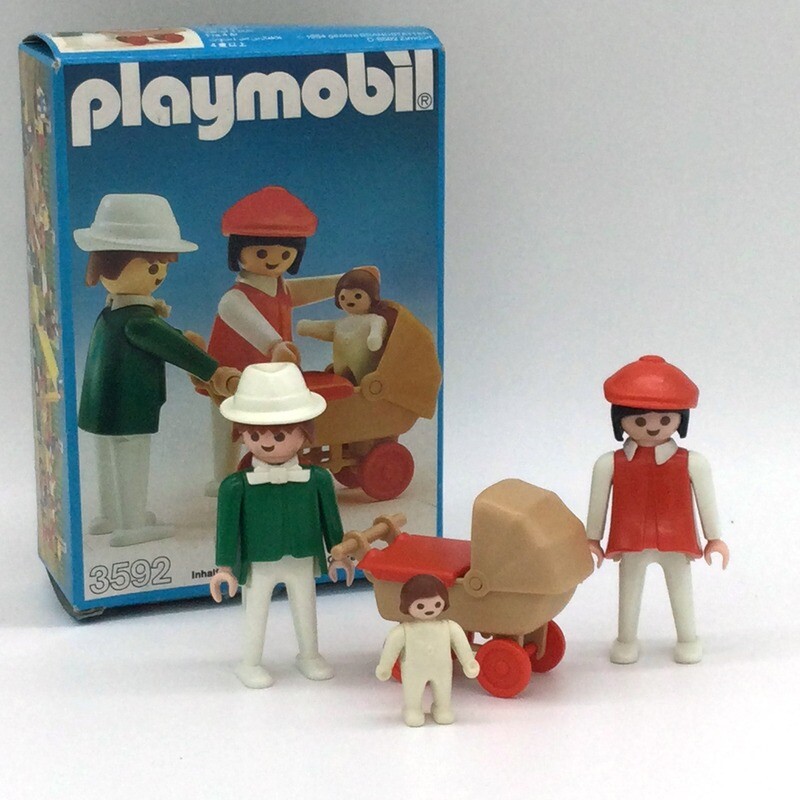 Playmobil 3592 famille poussette 1900