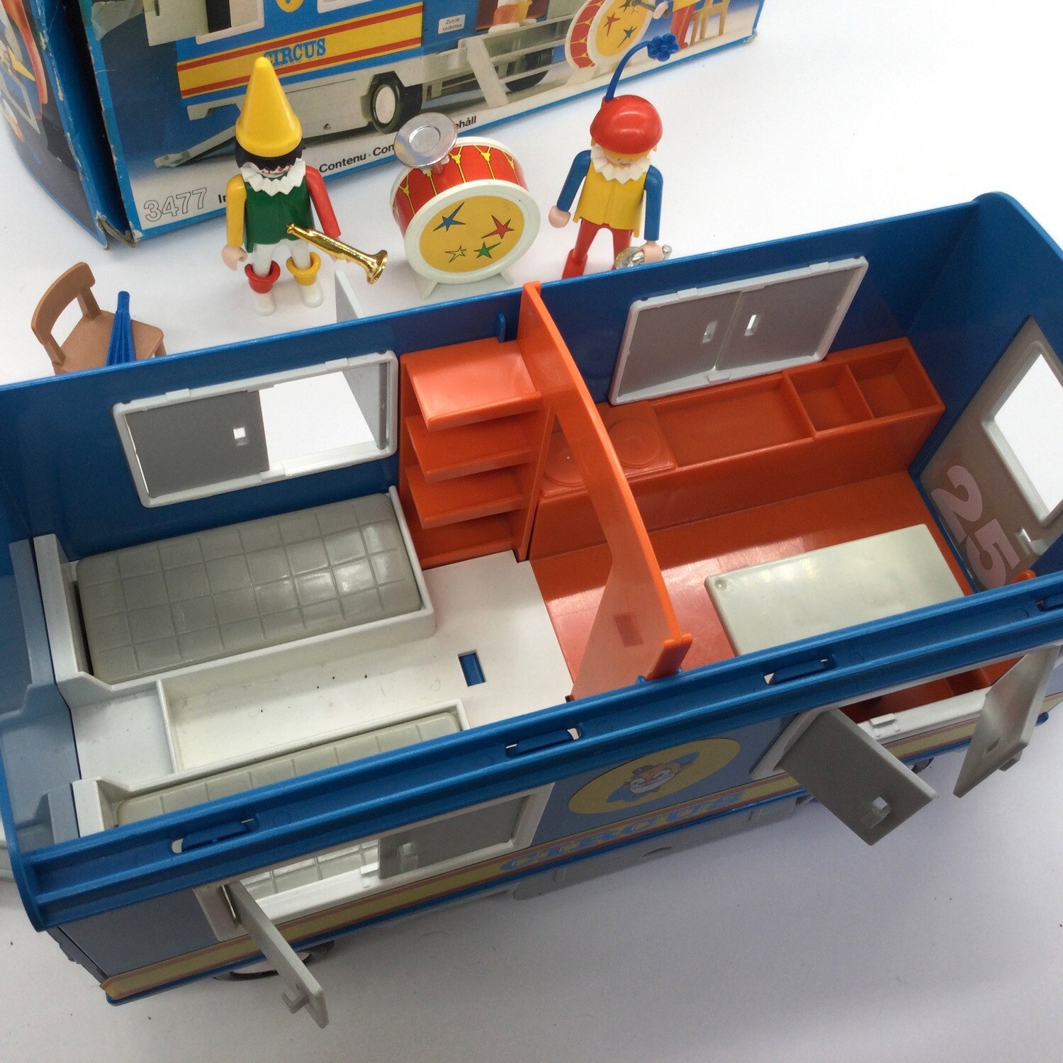 PLAYMOBIL Cirque Rouge Vintage - Avec Boîte - Personnages Et Lions
