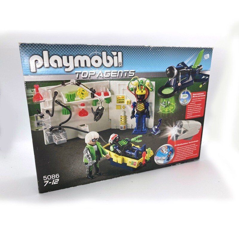 playmobil 5086 laboratoire top agens