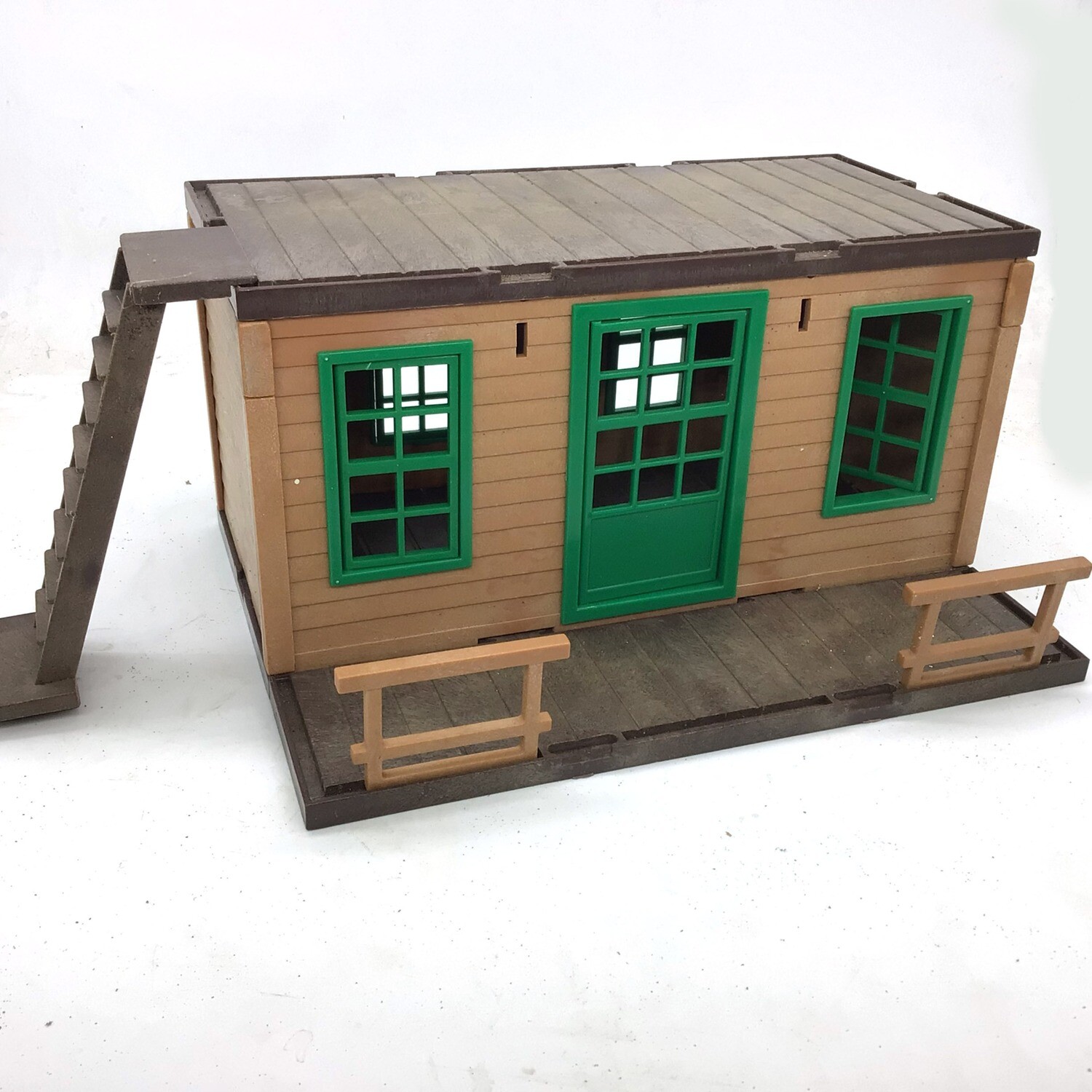 playmobil maison western marron