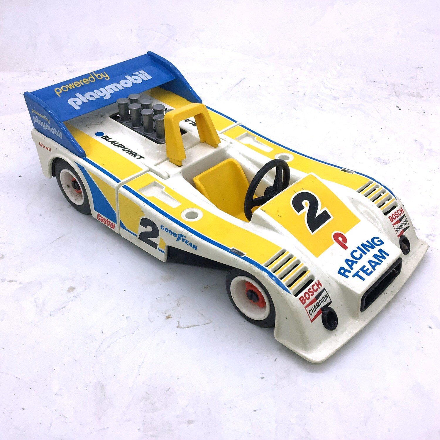 playmobil voiture course vintage