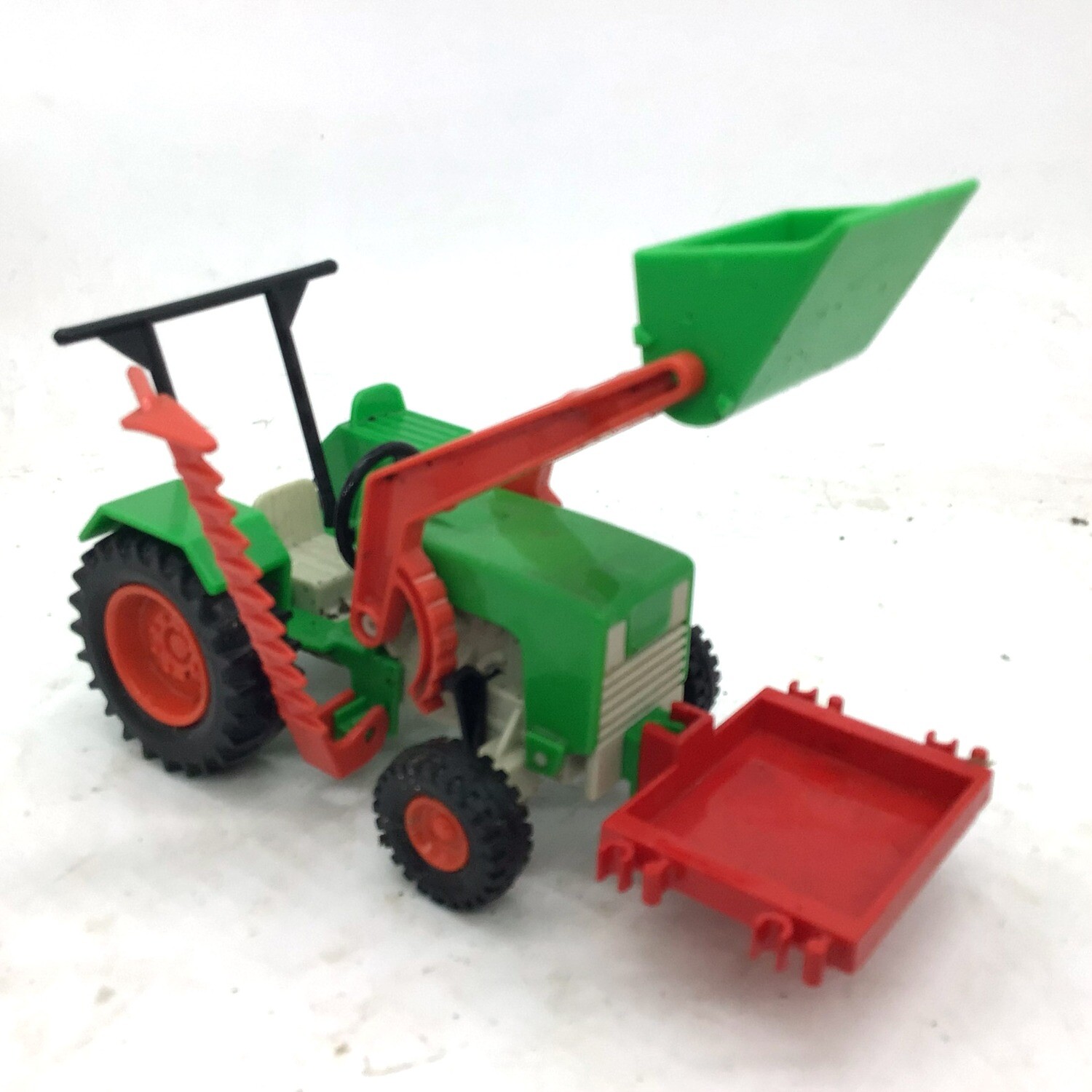 playmobil tracteur vert pelle