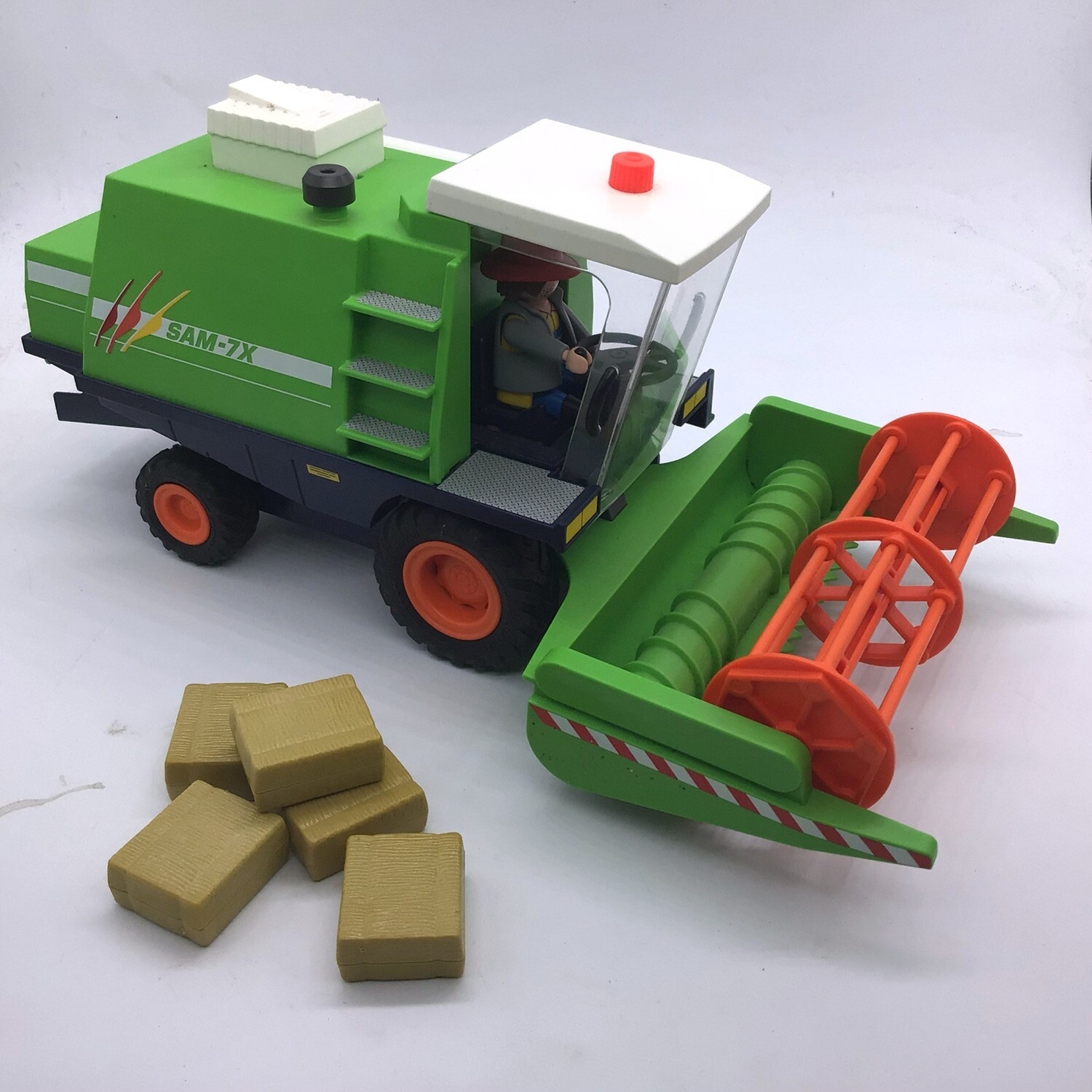 playmobil moissonneuse batteuse vert