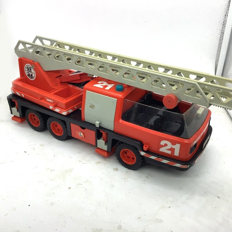 playmobil camion de pompier échelle vintage 3