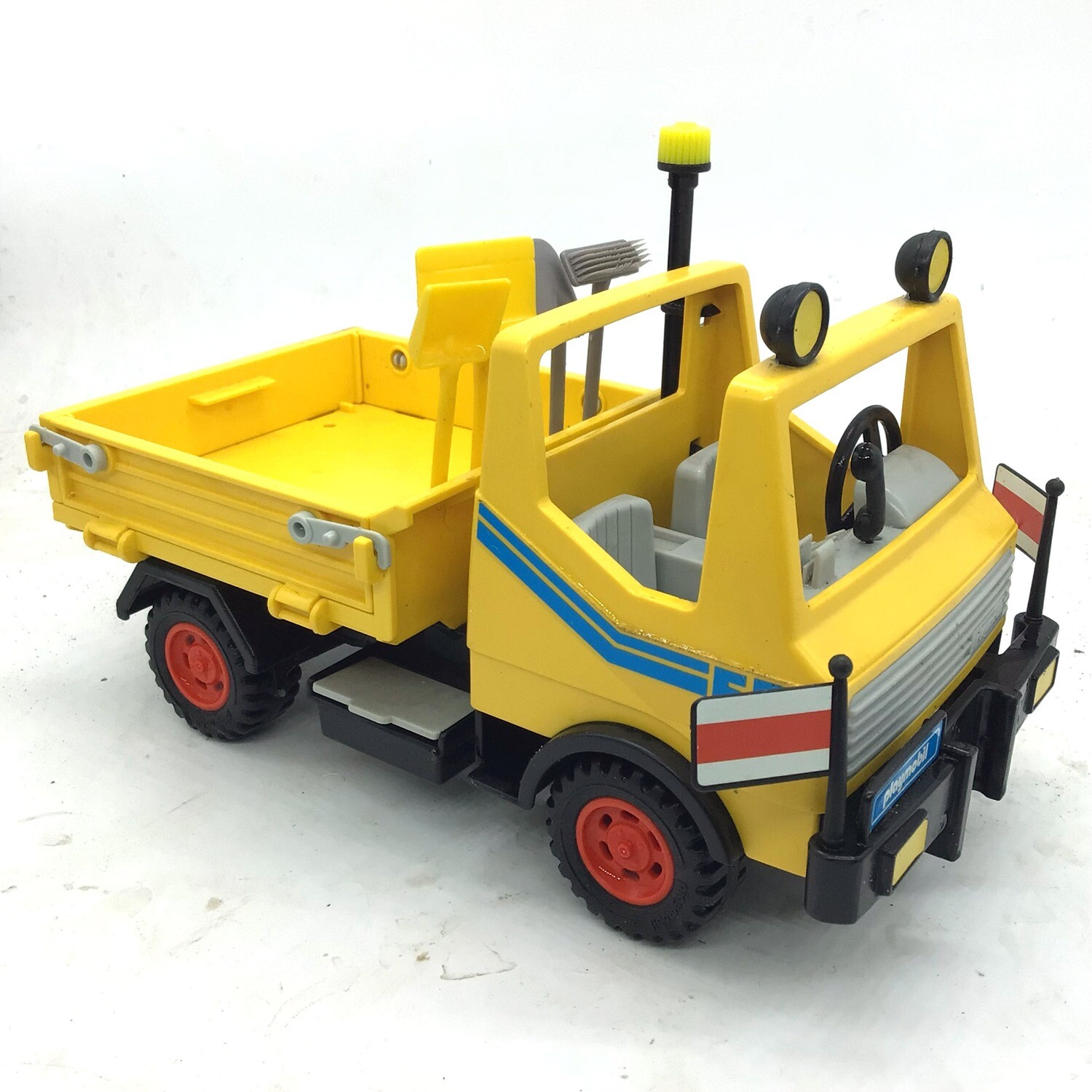playmobil camion vintage jaune outils
