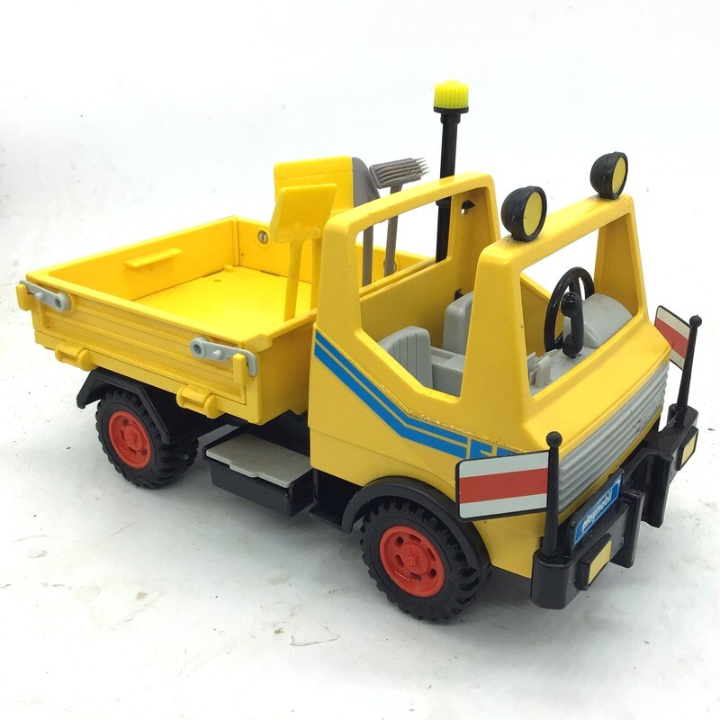 playmobil camion vintage jaune outils