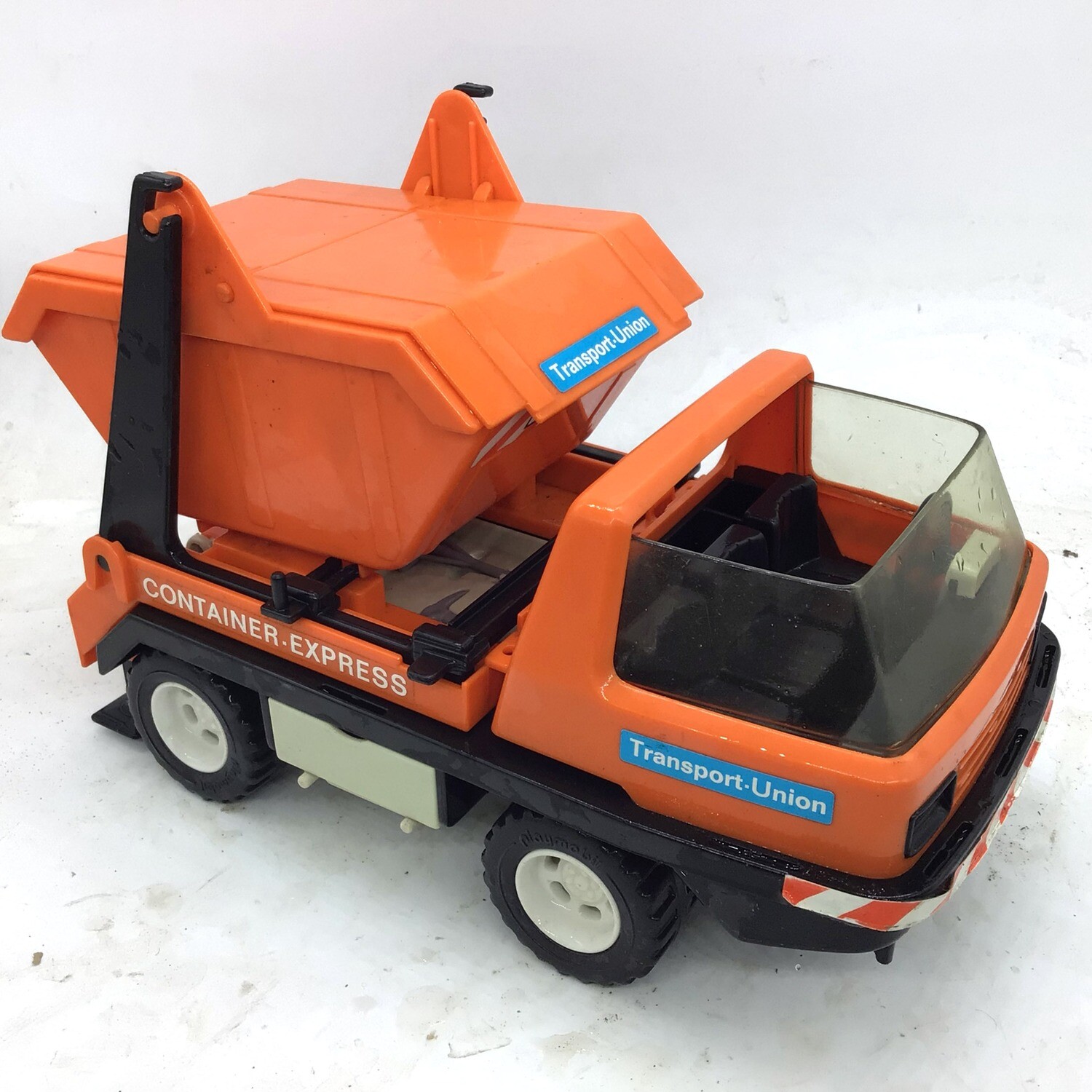 playmobil camion benne amovible orange