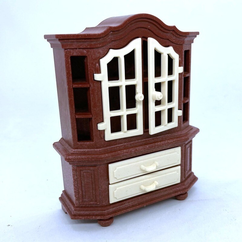 playmobil meuble marron foncé