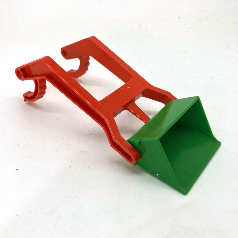 playmobil pelle tracteur vert