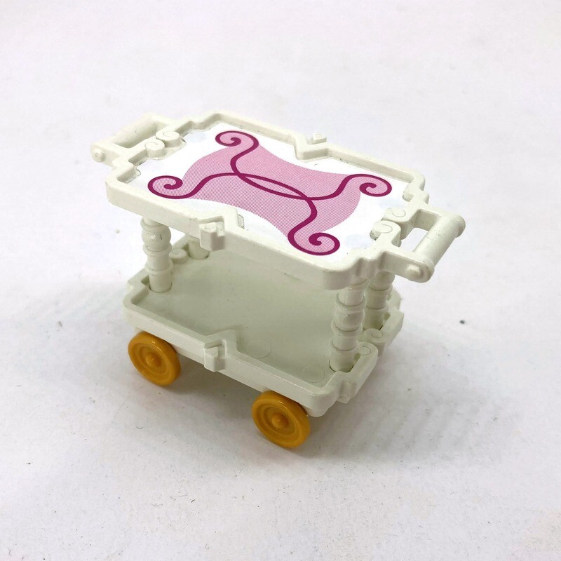 playmobil chariot service blanc