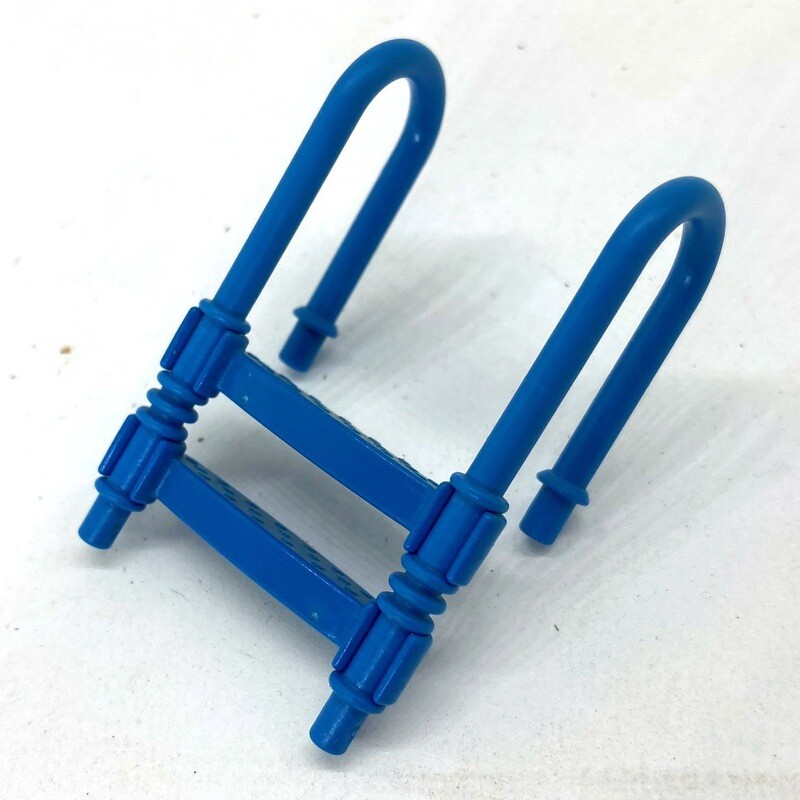 playmobil echelle piscine bleu